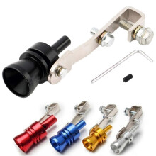 (XL-Silver)Turbo Whistle Exhaust Pipe Oversized Roar Maker for Cars and Motorcycles, Car Turbo Sound