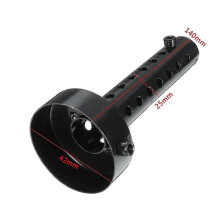 (Long 42mm6) Silencieux d'échappement réglable pour moto, silencieux ...
