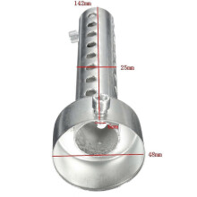 Silencieux d'échappement réglable pour moto (longueur 48 mm)