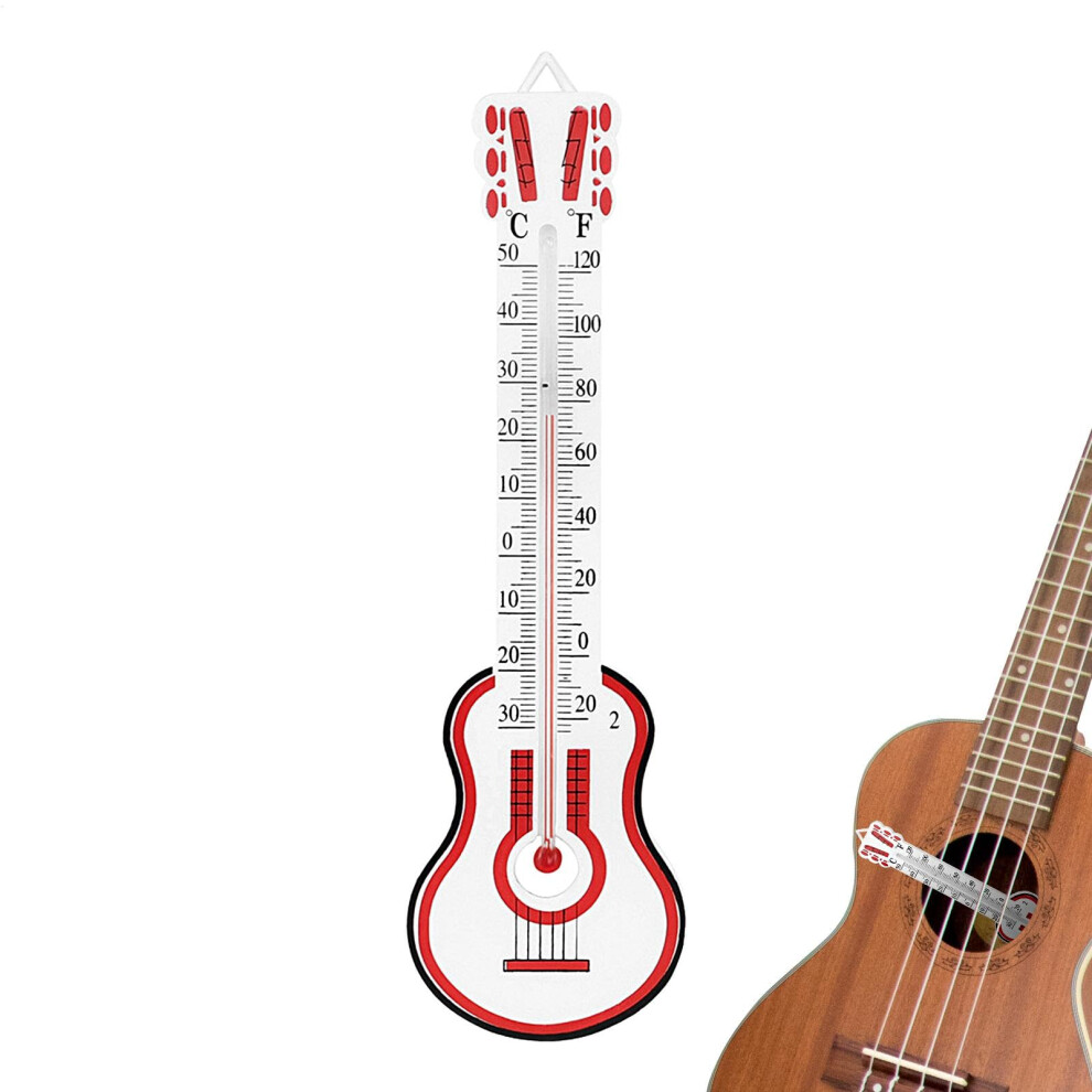 Room Thermometer, Temperature Meter Guitar Shape, Humidity Meter 30C 50C Range 6276012046464