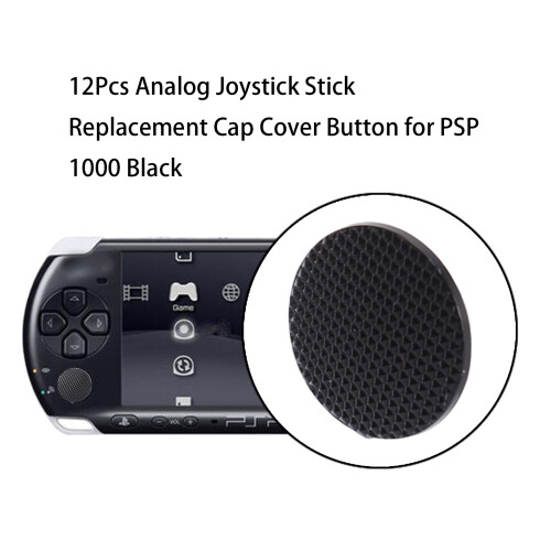 6pcs Analog Joystick Stick Cap Cover Button For 1000 Black 2