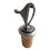 (Add a Gift Pouch) Harp String Instrument Pewter Bottle Stopper 4