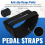 Bicycle Anti-slip Double Adhesive Straps Pedal Toe Clip black 6