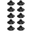10 x Black rubber 27mm Suction Cup Clip Sucker For Fish Tank 3