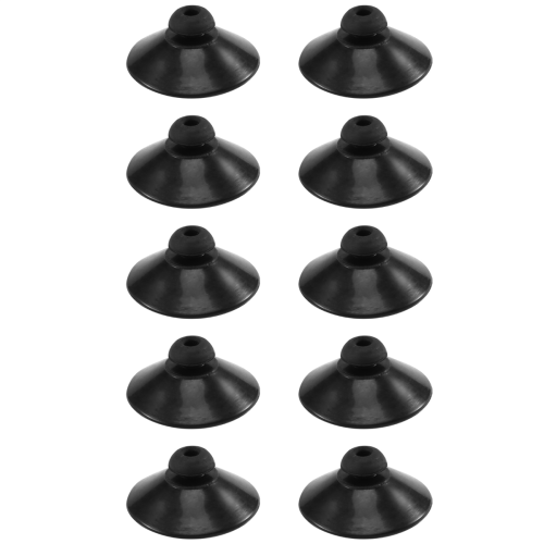 10 x Black rubber 27mm Suction Cup Clip Sucker For Fish Tank 2
