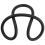 110mm x 5mm Black Rubber Industrial Flexible O Ring Seal Washer 10