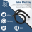 110mm x 5mm Black Rubber Industrial Flexible O Ring Seal Washer 5