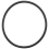 110mm x 5mm Black Rubber Industrial Flexible O Ring Seal Washer 3
