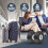 2 Sets of Luggage Suitcase Replacement Wheels Axles Repair Tool 6