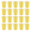 20x Paper Cups Solid Colours Birthday Catering yellow 1