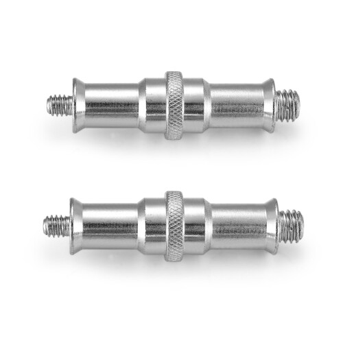 2 Pieces 1/4 to 3/8 inch Metal Screw Adapter for Studio Light Stand 2