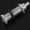 Chrome Threaded Cylinder Output Input Jack Plug Sockets 1/4 inch for 6