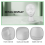 Foam Mannequin Wig Head Display White 11