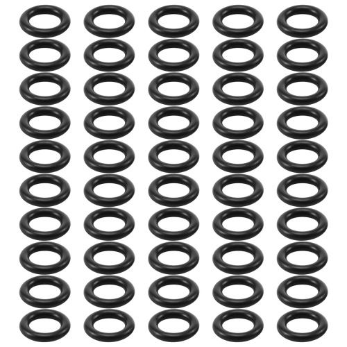 50 Stueck schwarz Nitrilkautschuk O Ring Dichtringe 12 x 2,5 7 mm 2