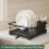 Dish Drainer Rack Stainless Steel Dish Drying Rack with Cutlery Holder 5