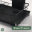 Dish Drainer Rack Stainless Steel Dish Drying Rack with Cutlery Holder 7