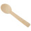 100Pcs Disposable Wooden Spoon Mini Ice Cream 10