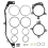 Für Doppelt Vanos O-Ring Dichtung Reparatur Kit E36 E39 E46 E53 E60 E83 E85 M52Tu M54 M56 4