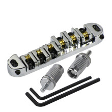 Chrom Metall Plated Roller Sattel Tune-O- Bruecke fuer Style E-Gitarre