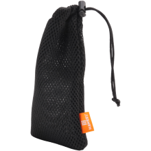 5 Teilige Aufbewahrungs Tasche aus Nylon Masche mit Kordelzug - 7.5 x 11 Multifunktions und im Freien Aktivitaet ,fuer Elektronik(Schwarz)