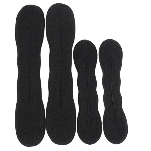 Magic Haar Clips (2 Kleine 2 Große) Schaum Schwamm (Schwarz) 2