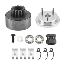 RC Kupplungs Glocke 14T Getriebe Lager Schuhe Federn & Motor Mutter Schwung Rad Baugruppe für 1/8 Modell Nitro Auto