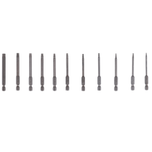 11 StüCke 75 Mm Magnetische S2 Stahl Schraubendreher Bits Hex Torx Kopf T6 / T7 T8 T9 T10 T15 T20 T25 T27 T30 T40