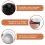 50Sets Refillable Coffee Capsules Cup Disposable Supplies 9