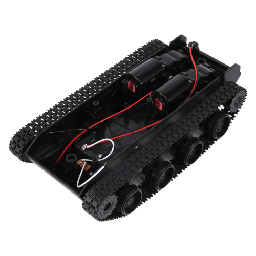 Tank Smart Robot Car Chassis Kit Rubber Track For 130 Motor