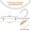 10 Pack Solid Finish Hosen / Rock Kleider BüGel mit Anti-Rost Clips 6
