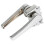 RV Toilet Door Lock Bathroom Caravan Boat Latch Handle 10