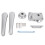 RV Toilet Door Lock Bathroom Caravan Boat Latch Handle 1