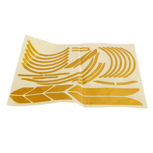1 Set Reflective Stickers for Series Kickscooter(Yellow) 2