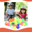 108Pcs Bicycle Round Decorative Colored Beads Spokes Cilp Spoke 10