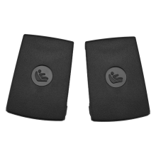 2X für F20 F30 F31 E84 E87 3-Series Hinterer Kinder Sitz ISOFIX Abdeckung 52207319686