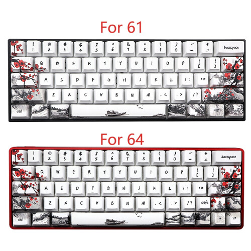 Novelty Allover Dye Subbed 71 Key Profile Keycap,US 2