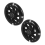 1Pair 120mm LED Flashing Wheels with Bearings Front/Rear ,Black 4