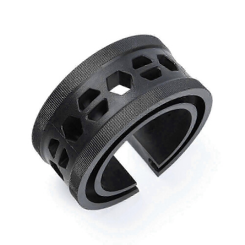 (B)Power Cushion Stoßdämpfer für Autos - 2 Stück schwarzes Gummi 2