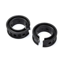 (B)Power Cushion Stoßdämpfer für Autos - 2 Stück schwarzes Gummi