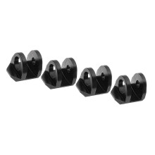 (Schwarz) 4-teiliges Stoßdämpferkappenschutz-Zubehör Upgrade vormontierter Absorberschutz