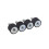 (M6) Gummilager 4x Stoßdämpfer Anti-Vibration Silentblock Spulen 1