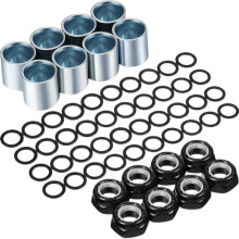 56 StüCke Skateboard Truck Hardware Satz Abstandshalter Langbrett Achsmuttern ZubehöR