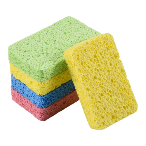 Cellulose Sponges,for Dish, Duty Scrub Cookware 5 Pcs 2