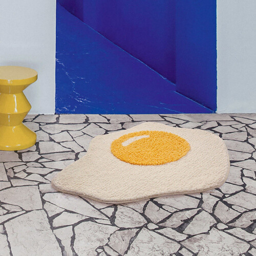 Poached Egg Carpet Children's Floor Mat Absorbent Home Decor C 2