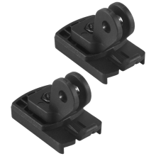 2 StüCk Fahrrad Licht Halter Adapter Taschenlampe Halterung Radfahren Front Lampen für Teile