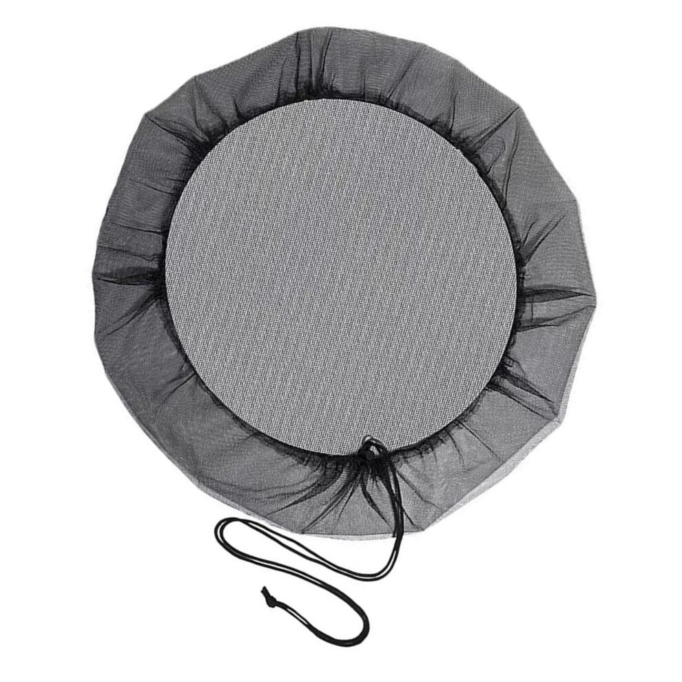 Rain barrel net with elastic band lid, adjustable drawstring, durable (60 cm)-image-OPC-PJ5H8VY-NEW