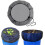 Rain barrel net with elastic band lid, adjustable drawstring, durable (60 cm) 2