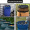 Rain barrel net with elastic band lid, adjustable drawstring, durable (60 cm) 5