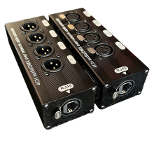 1 StüCk 4-Kanal-3-Pin-XLR-Audio- und -üBer-Netzwerk-Kabel-Extender, DMX512-Netzwerk-Signal-Extender, Weiblich