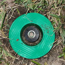 Sprinklerkopfschutz (10Er-Pack) Sprinkler-Donut, Rasensprinklerschutz, Kunststoff-Donuts für SprinklerköPfe